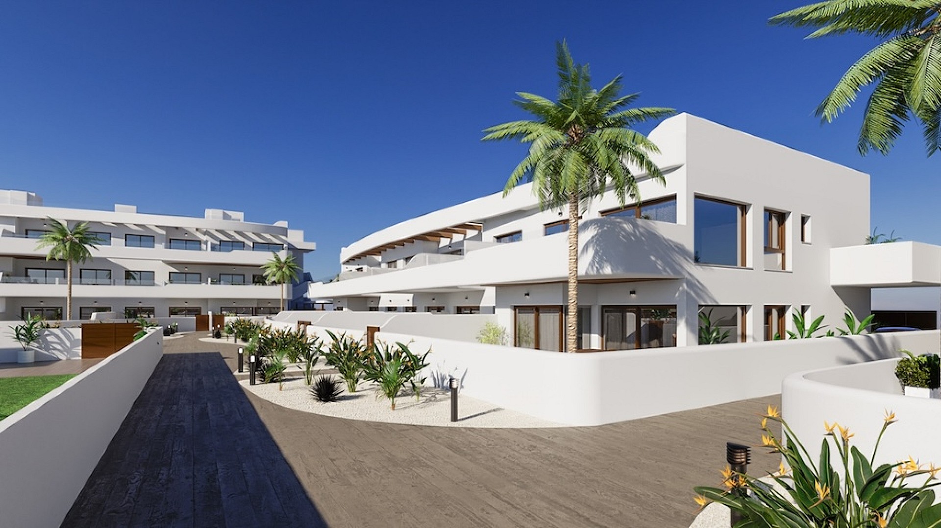 2 bedroom Apartments - solarium in Los Alcazares in Medvilla Spanje