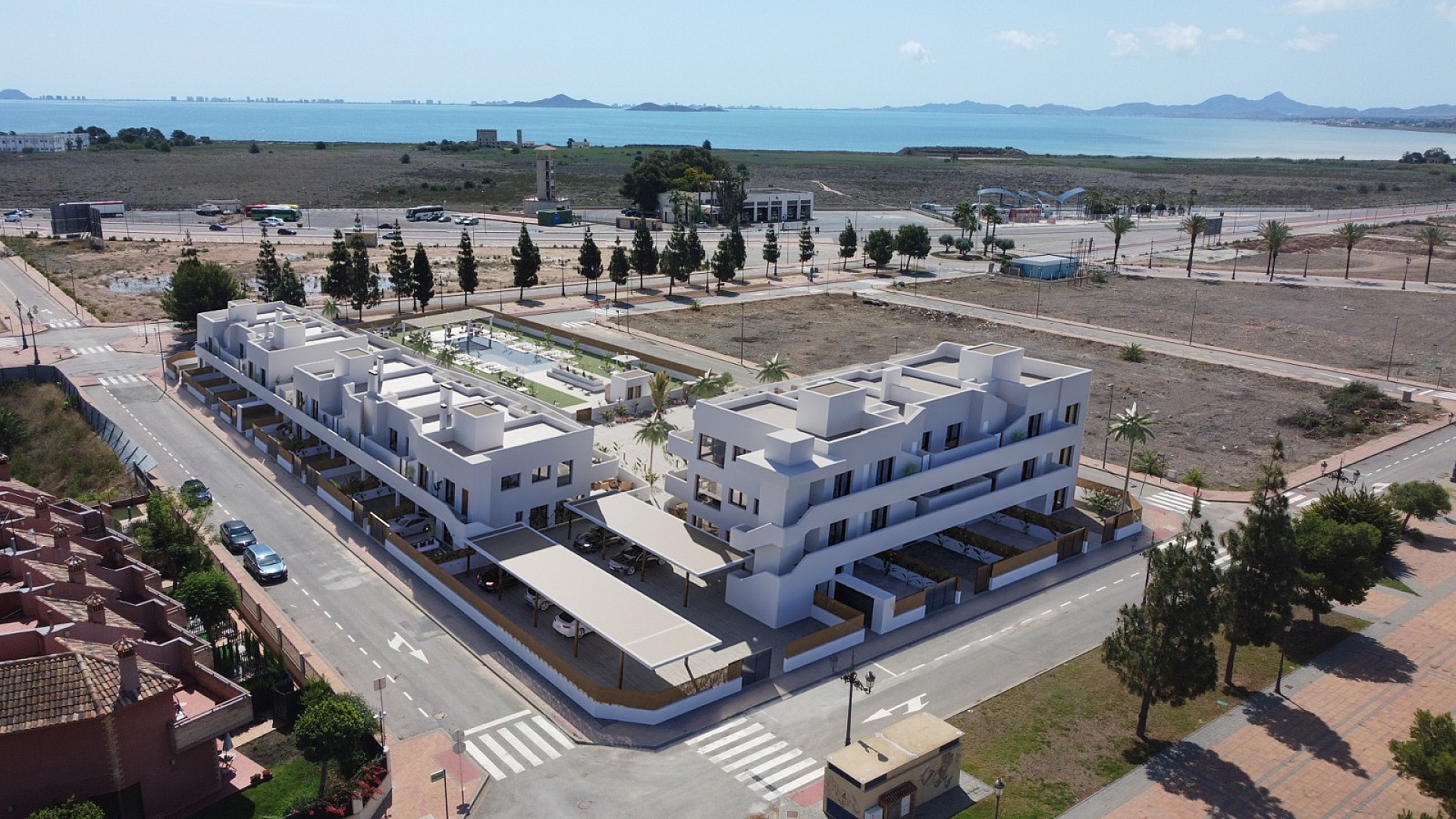 2 bedroom Apartments - solarium in Los Alcazares - New build in Medvilla Spanje