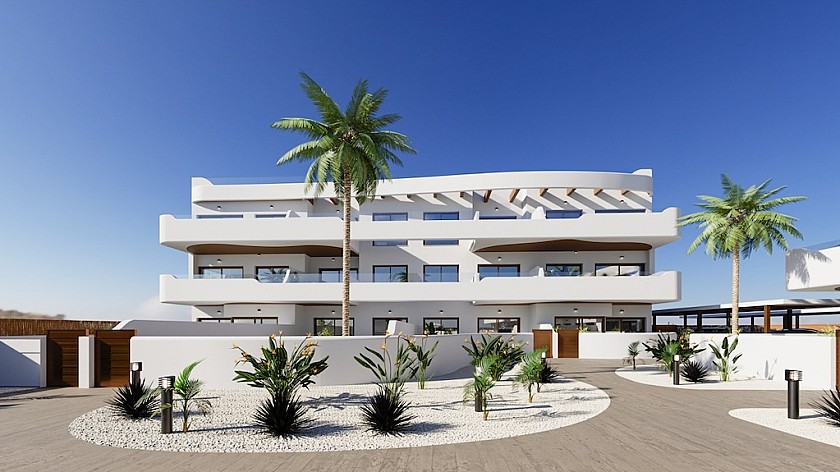 2 bedroom Apartments - solarium in Los Alcazares in Medvilla Spanje