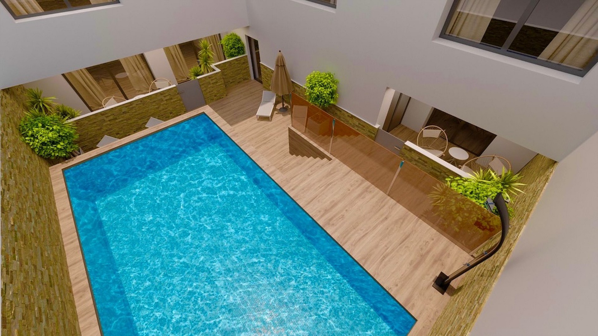 3 bedroom Apartments - solarium in Torrevieja - New build in Medvilla Spanje