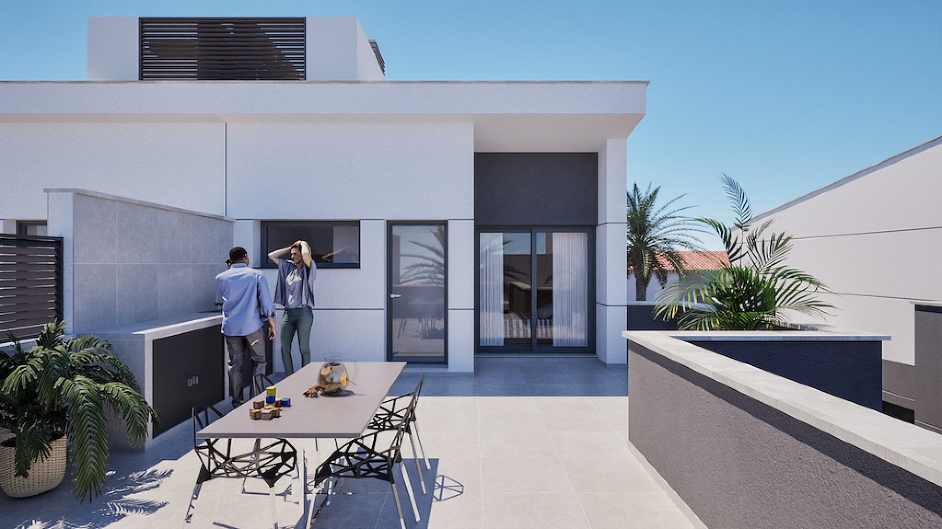 3 bedroom Terraced villa in Los Nietos - New build in Medvilla Spanje