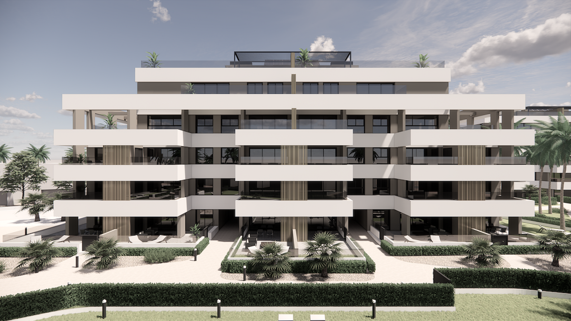 3 bedroom Apartments - solarium in Santa Rosalía Resort - New build in Medvilla Spanje