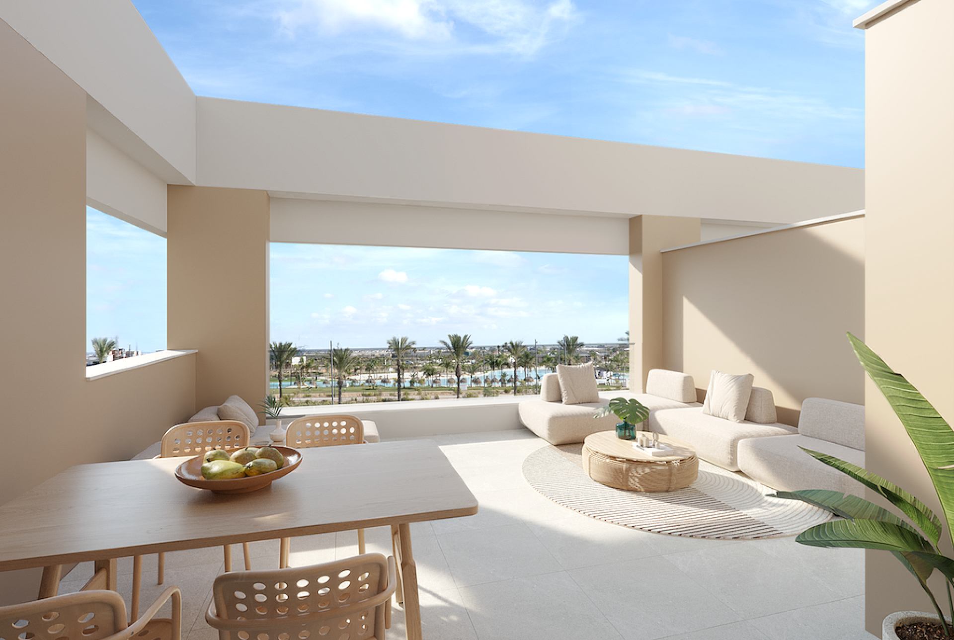 3 bedroom Apartments - solarium in Santa Rosalía Resort - New build in Medvilla Spanje