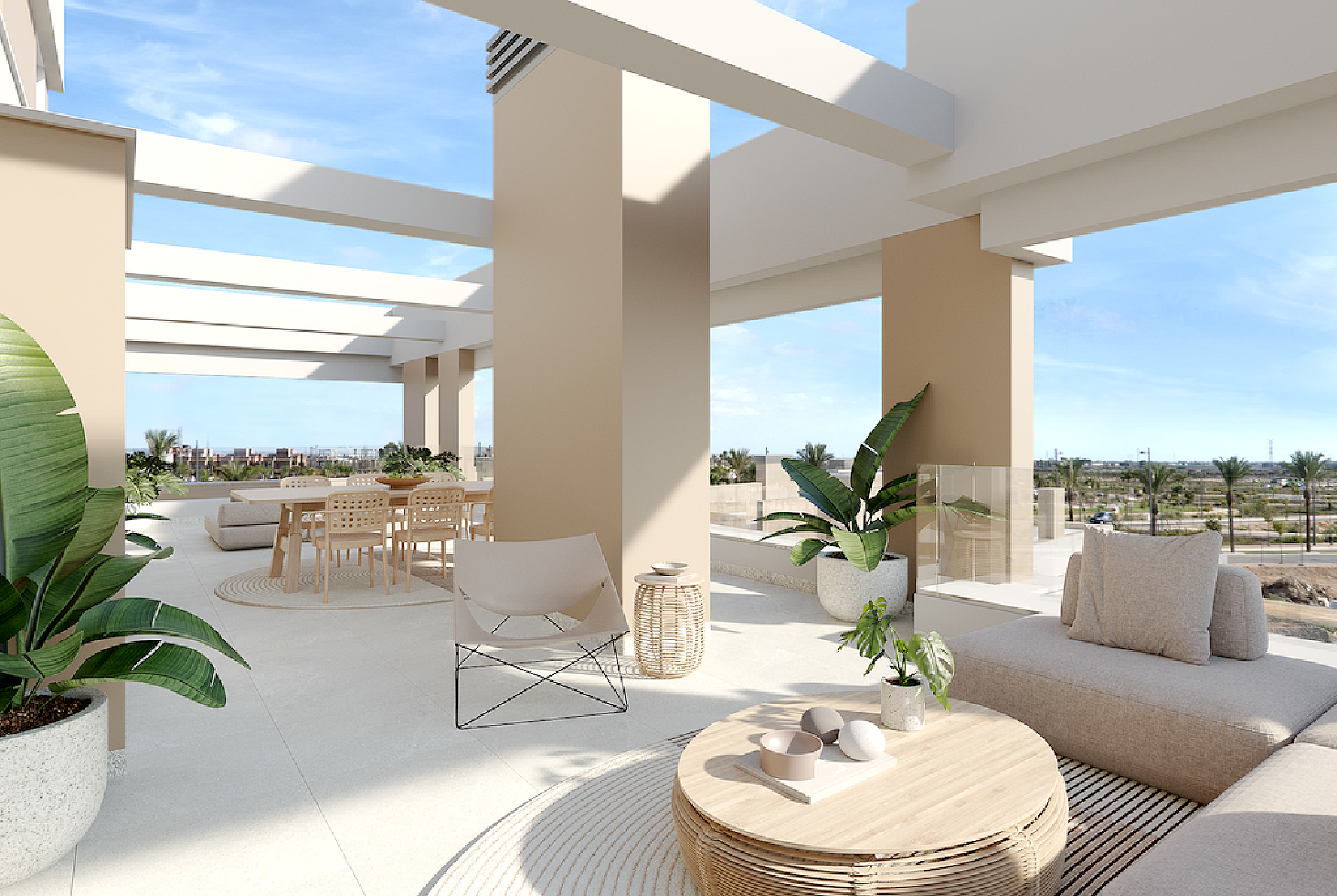 3 bedroom Apartments - solarium in Santa Rosalía Resort - New build in Medvilla Spanje