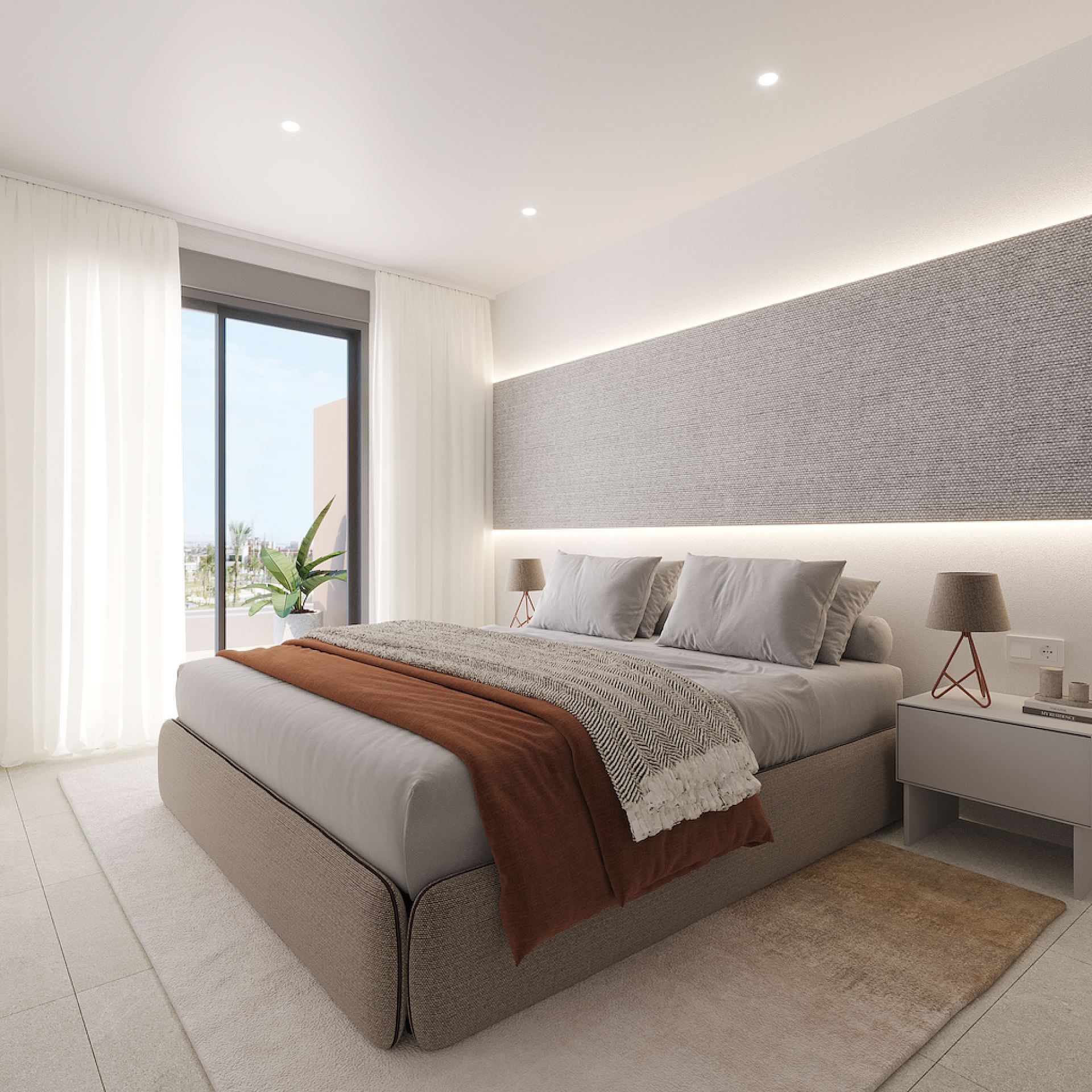 3 bedroom Apartments - solarium in Santa Rosalía Resort - New build in Medvilla Spanje