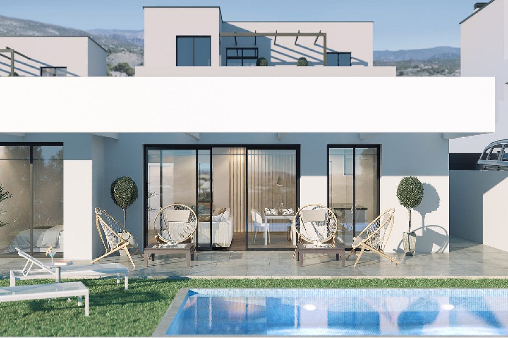 3 bedroom Villa in Finestrat - New build in Medvilla Spanje