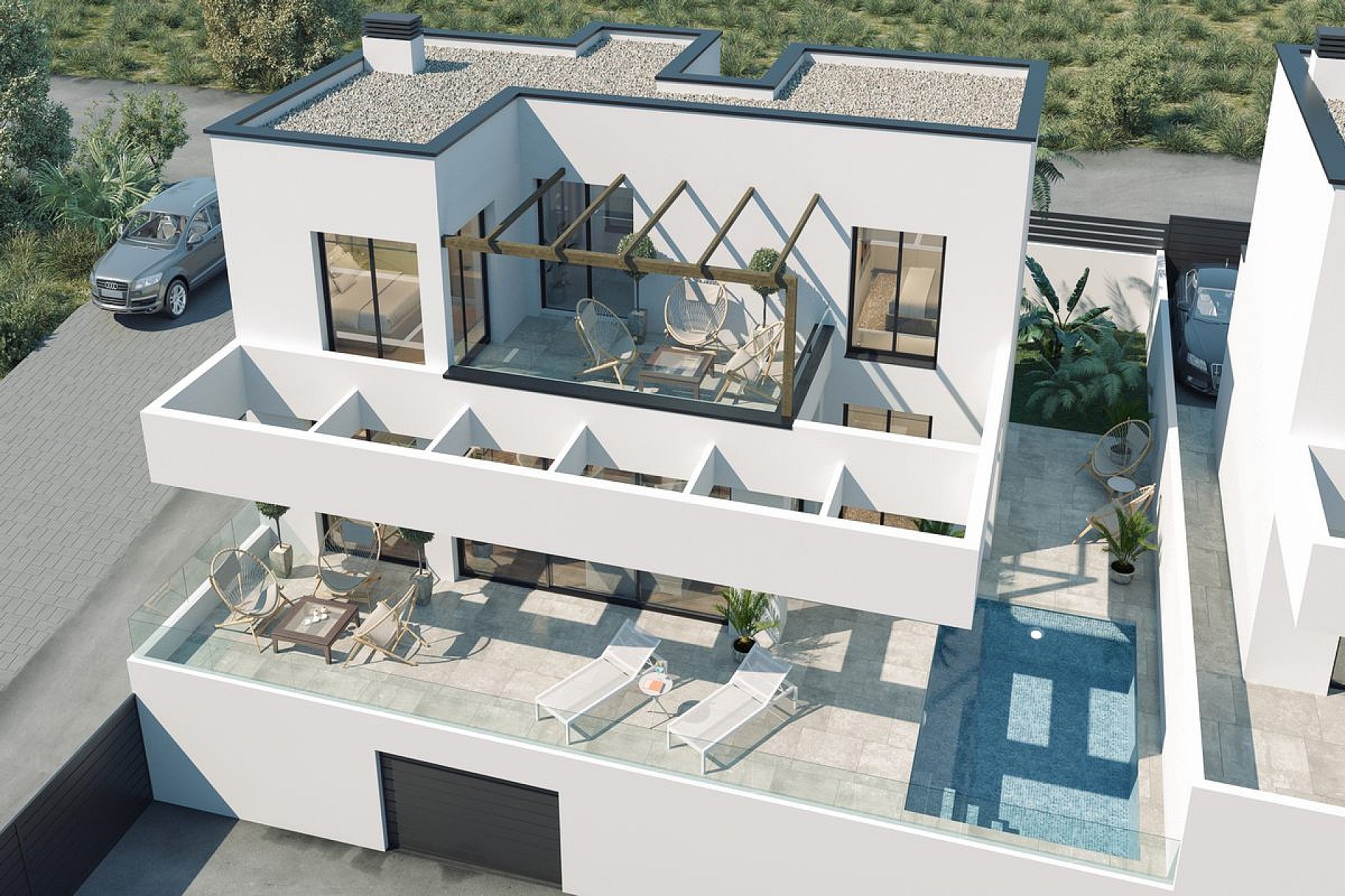 3 bedroom Villa in Finestrat - New build in Medvilla Spanje