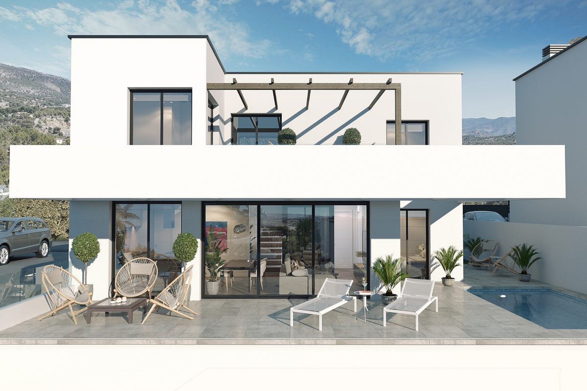 3 bedroom Villa in Finestrat - New build in Medvilla Spanje