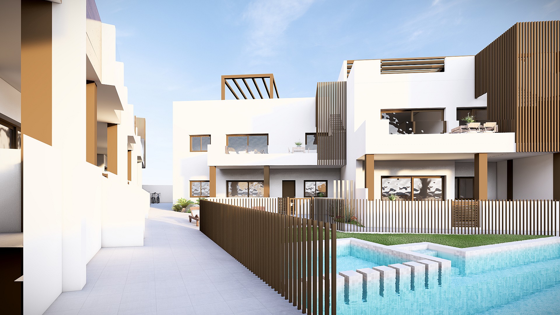 3 bedroom Apartment with garden in Pilar de la Horadada - New build in Medvilla Spanje