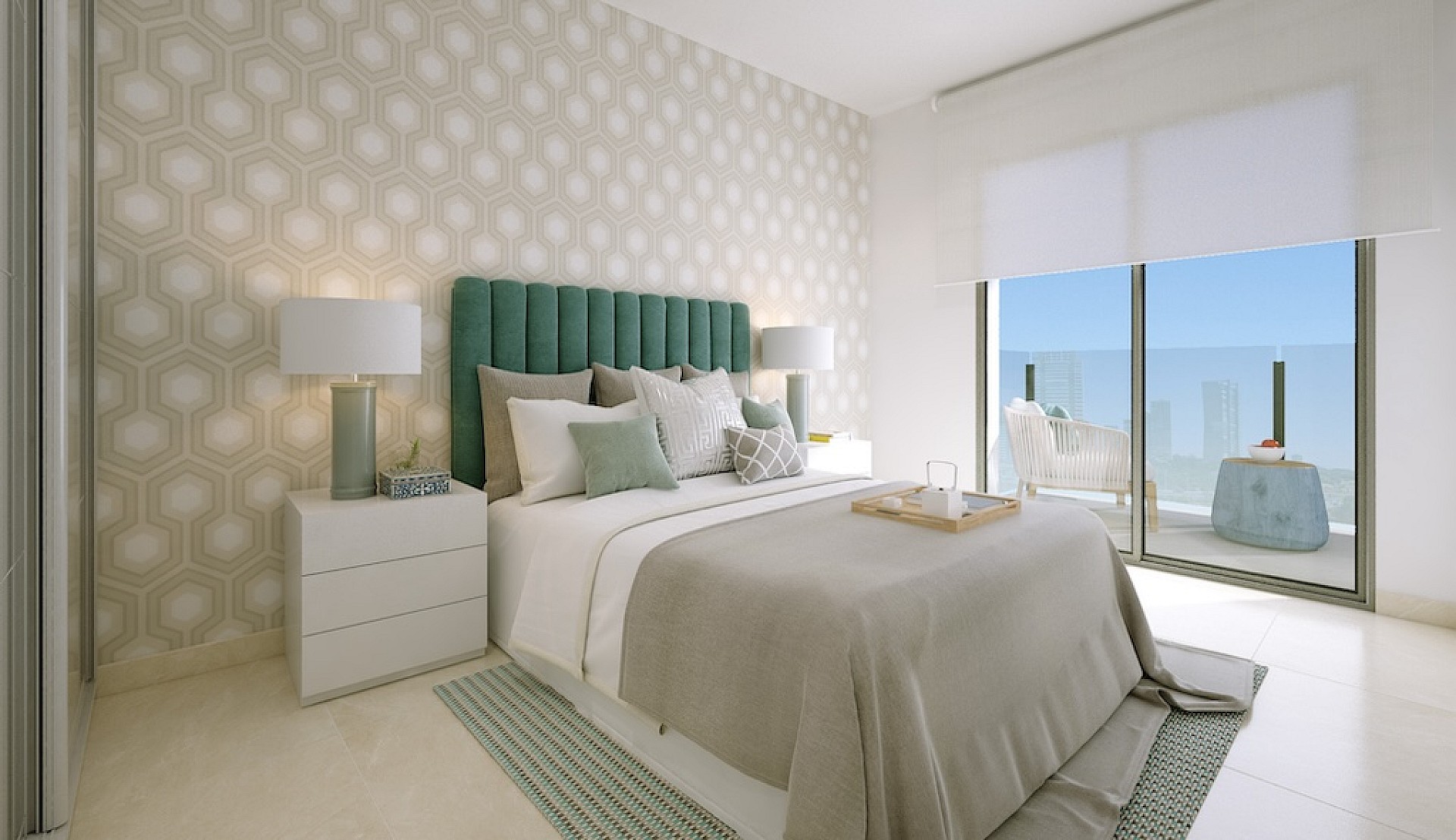 3 bedroom Apartments - solarium in Torrevieja - New build in Medvilla Spanje