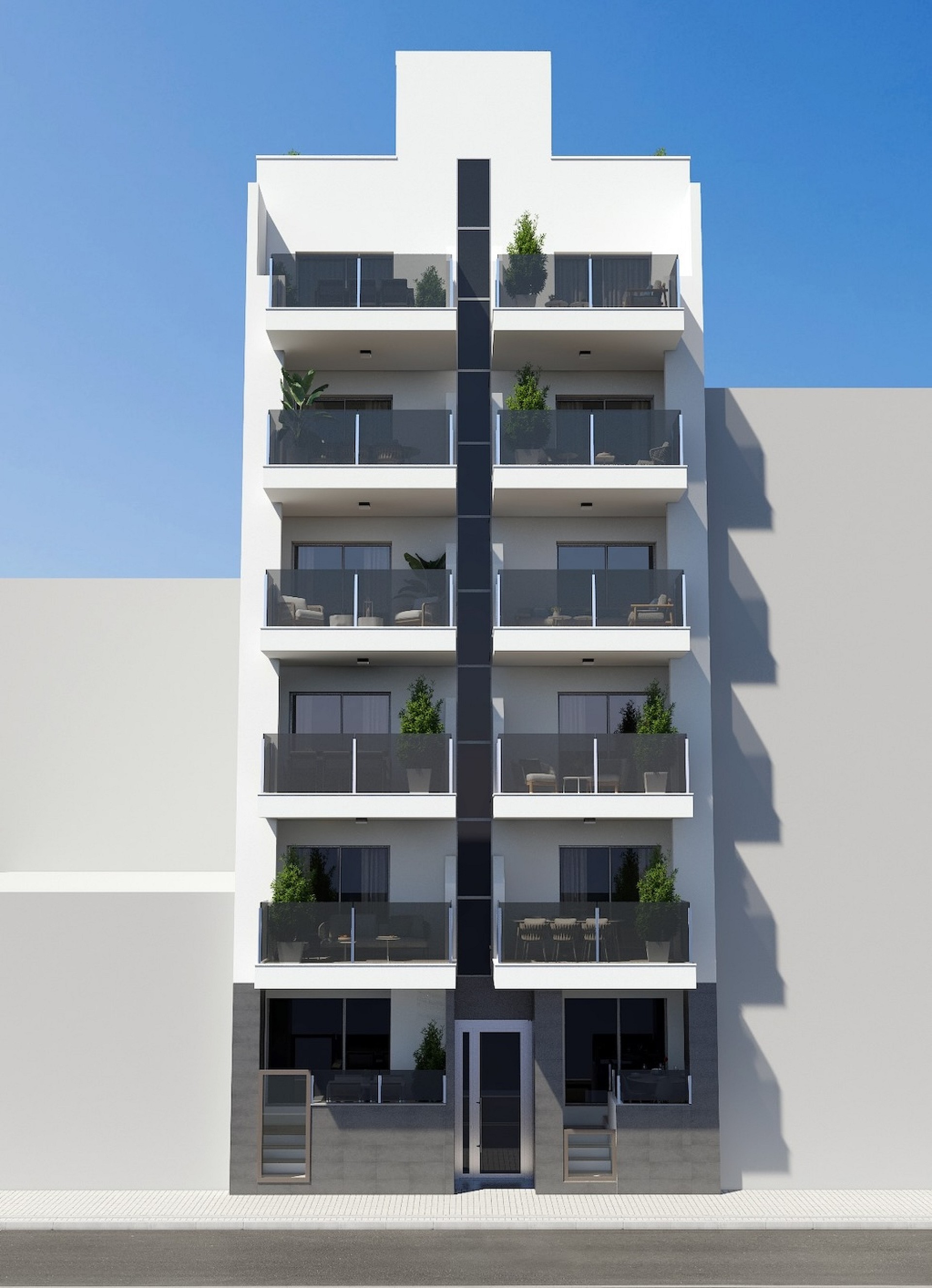 3 bedroom Apartments - solarium in Torrevieja - New build in Medvilla Spanje