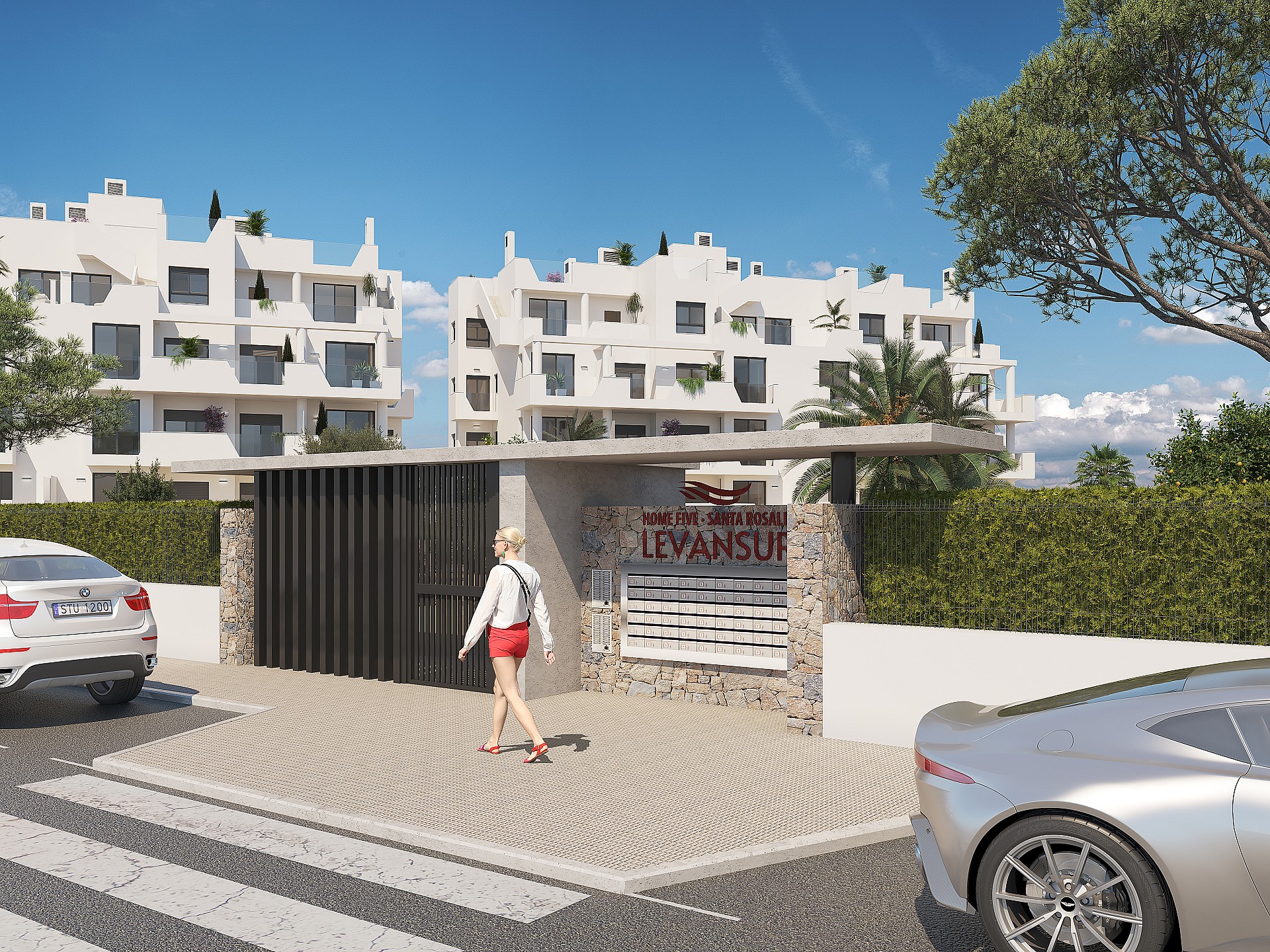 2 bedroom Apartments - solarium in Santa Rosalía Resort - New build in Medvilla Spanje