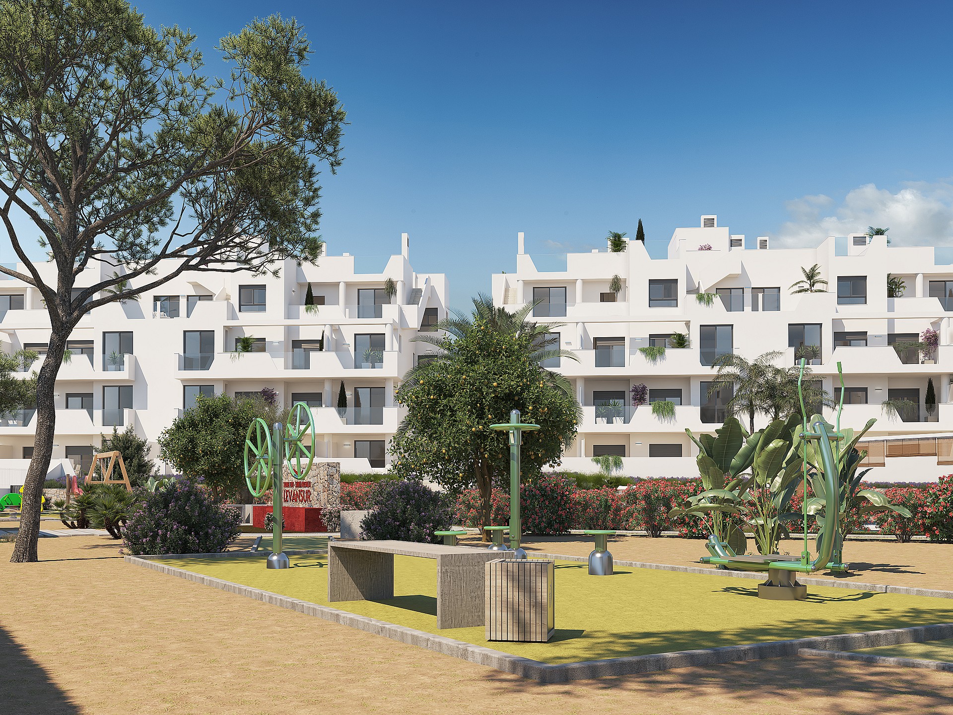 2 bedroom Apartments - solarium in Santa Rosalía Resort - New build in Medvilla Spanje