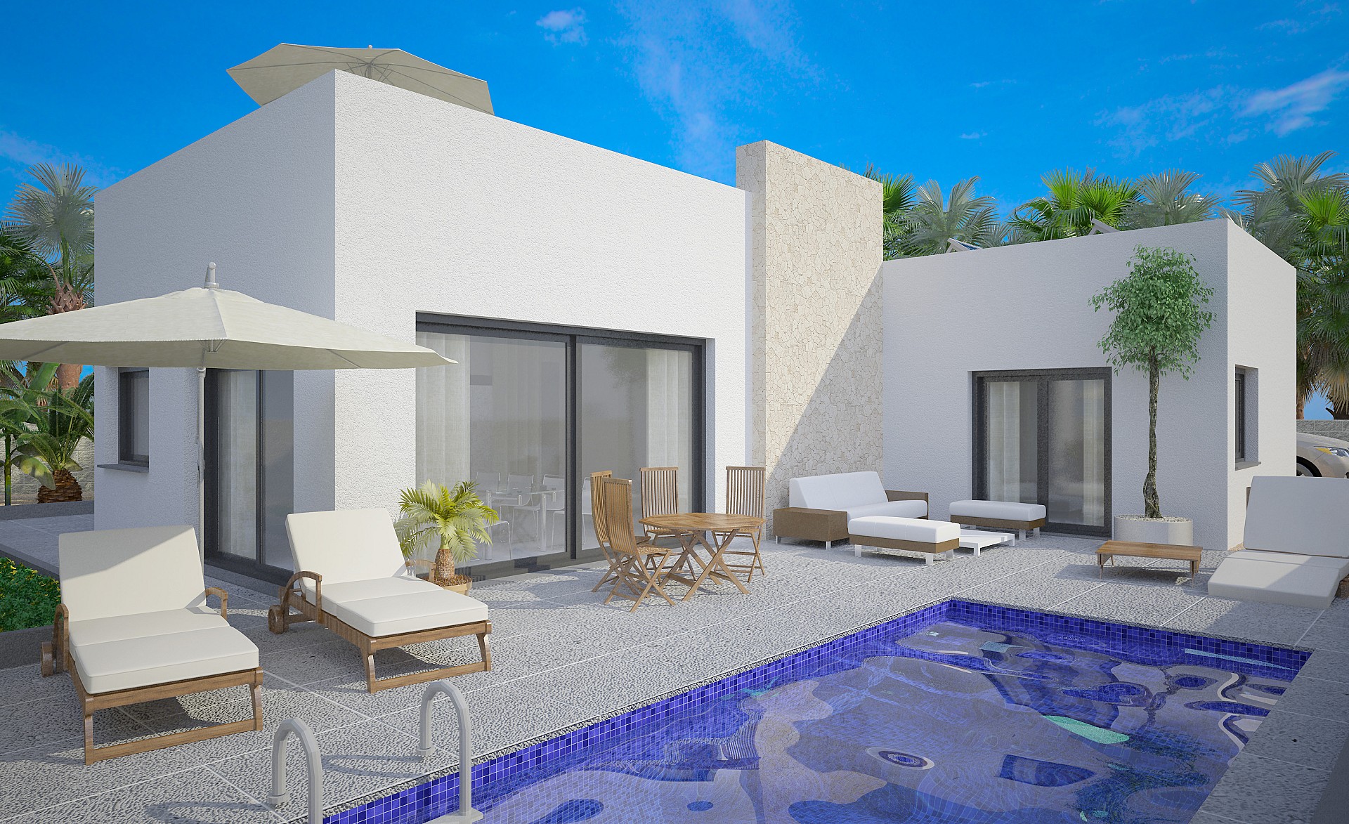 3 bedroom Villa in Benijòfar - New build in Medvilla Spanje