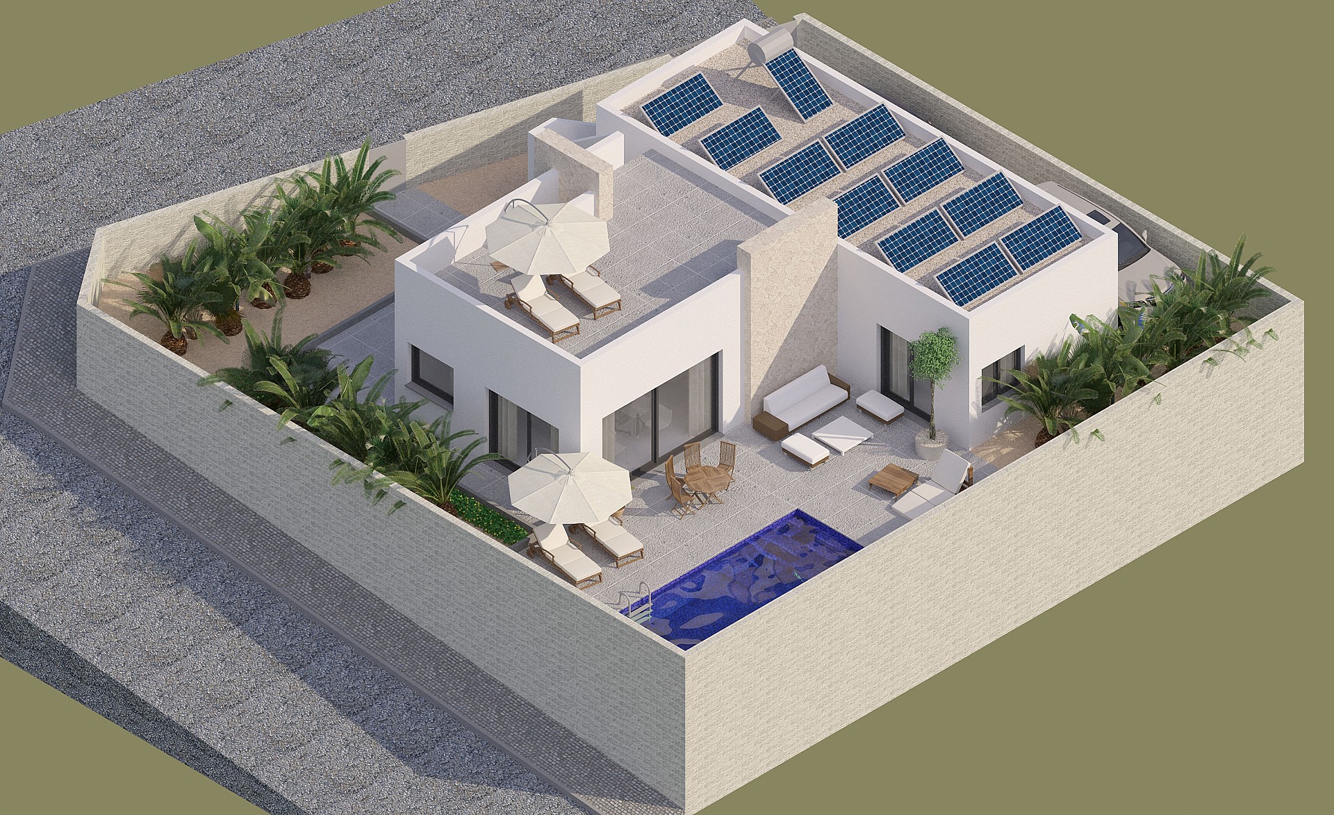 3 bedroom Villa in Benijòfar - New build in Medvilla Spanje