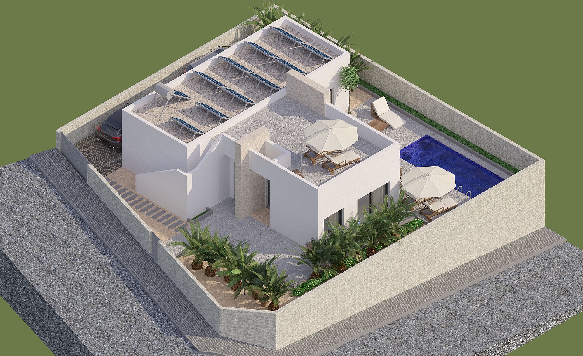 3 bedroom Villa in Benijòfar - New build in Medvilla Spanje