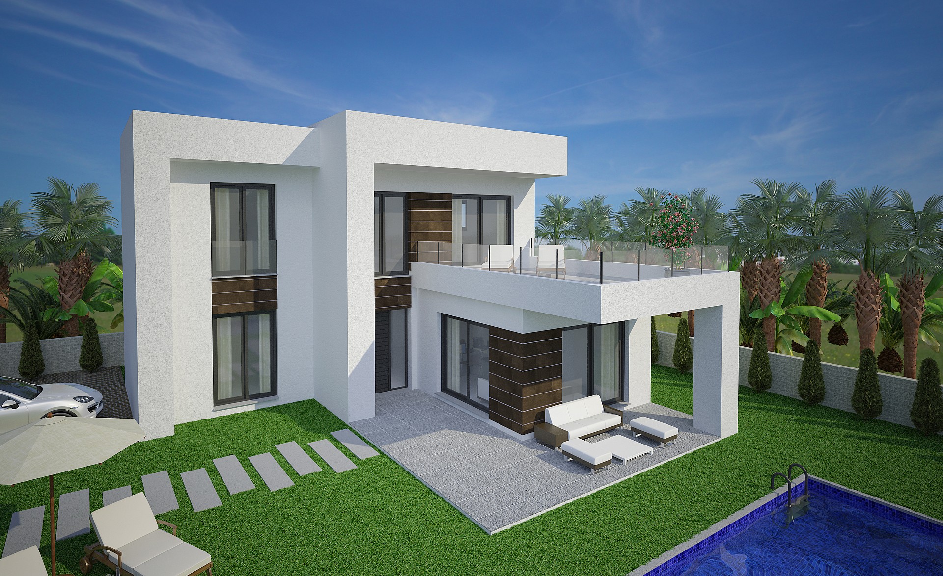 3 bedroom Villa in Benijòfar - New build in Medvilla Spanje