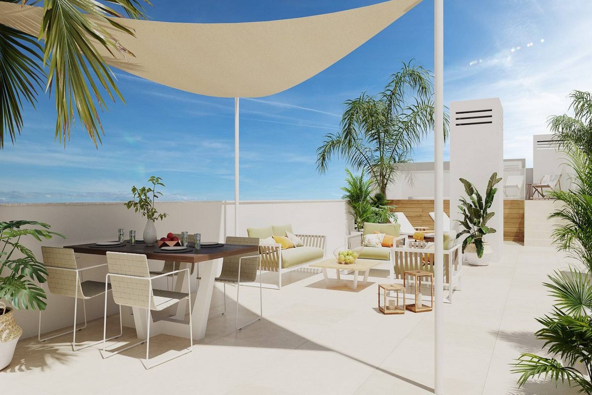 2 bedroom Apartments - solarium in San Juan de los Terreros - New build in Medvilla Spanje