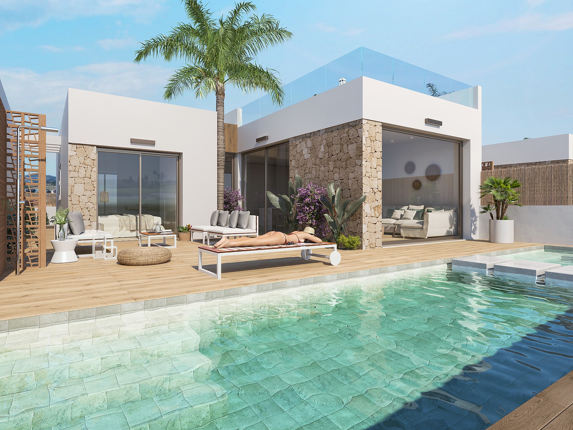 3 bedroom Villa in Los Alcazares - New build in Medvilla Spanje