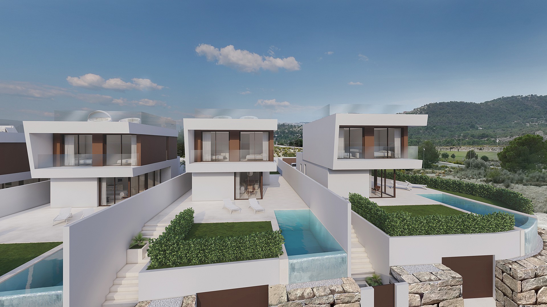 3 bedroom Villa in Finestrat - New build in Medvilla Spanje