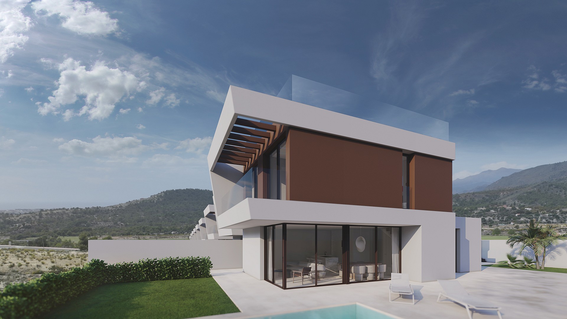 3 bedroom Villa in Finestrat - New build in Medvilla Spanje