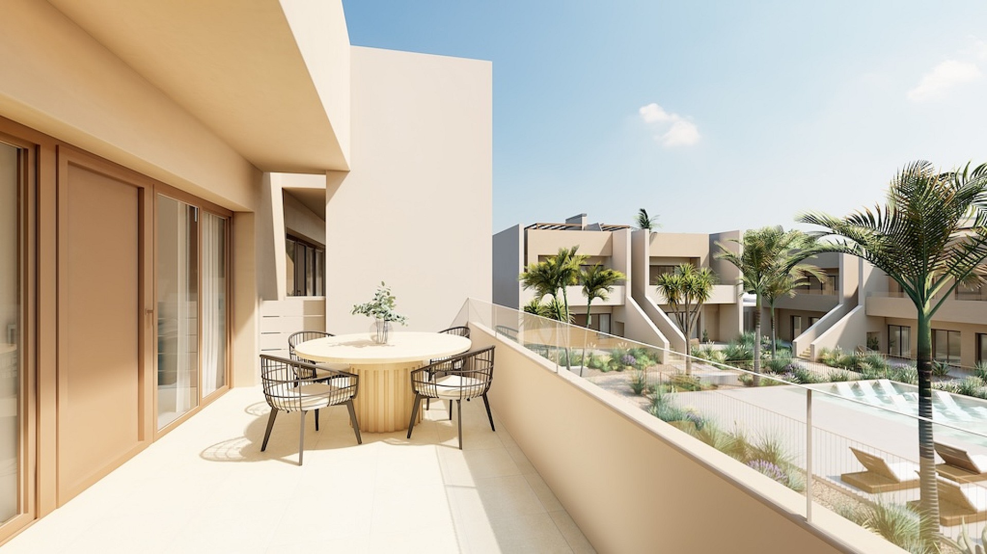 3 bedroom Apartments - solarium in Roda Golf - New build in Medvilla Spanje