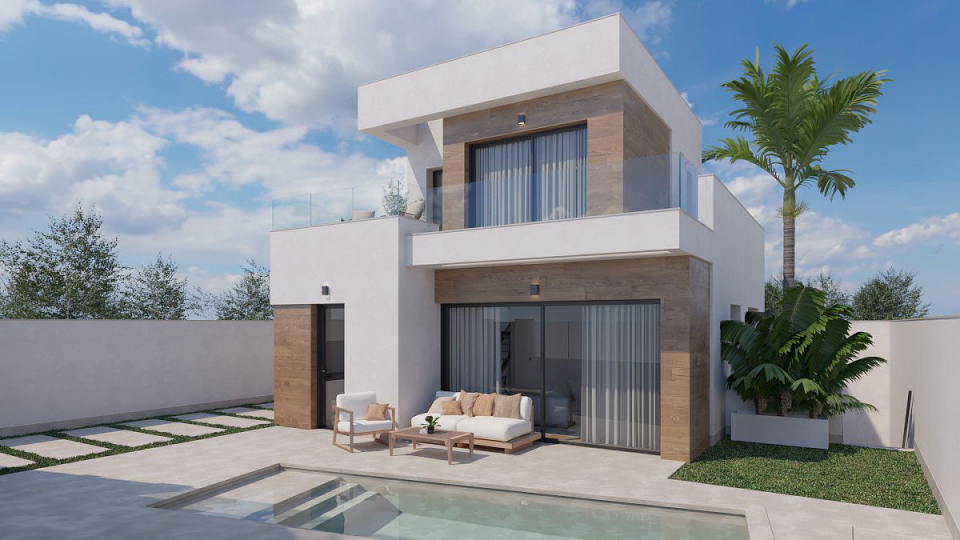 2 bedroom Villa in Pilar de la Horadada - New build in Medvilla Spanje