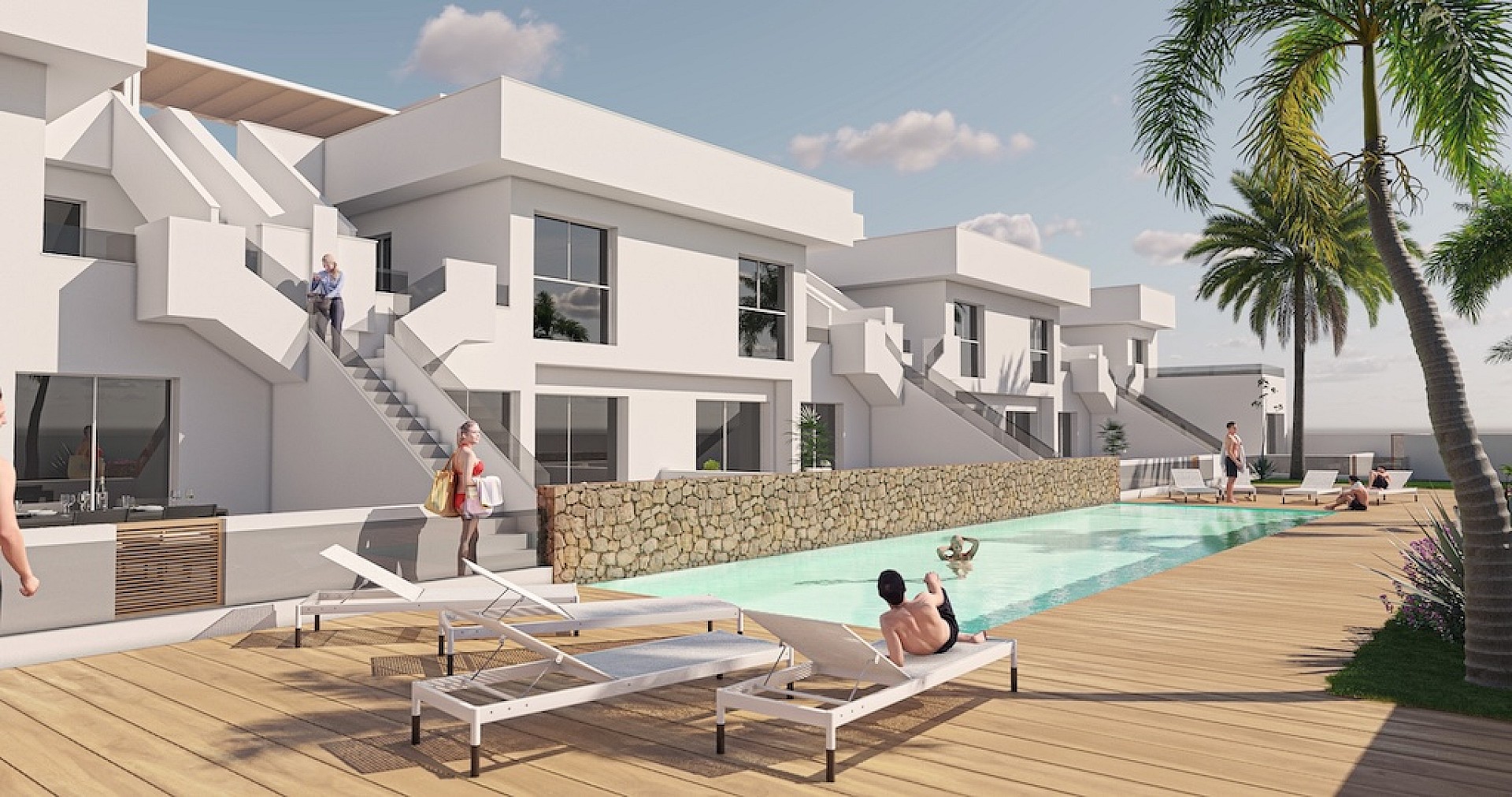 2 bedroom Apartment with garden in Pilar de la Horadada - New build in Medvilla Spanje