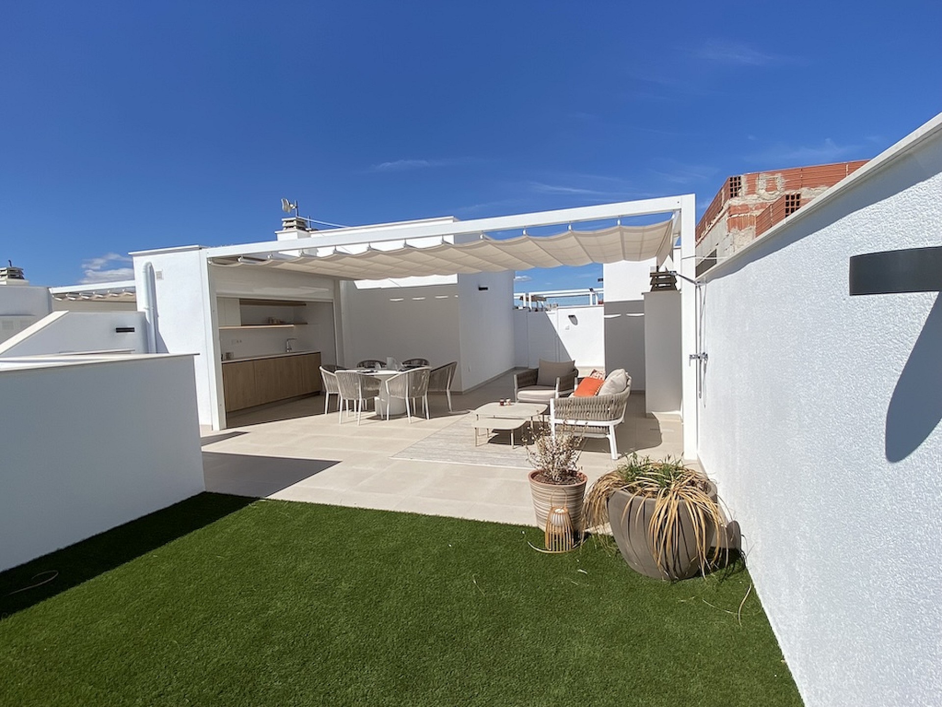 2 bedroom Apartments - solarium in Pilar de la Horadada - New build in Medvilla Spanje