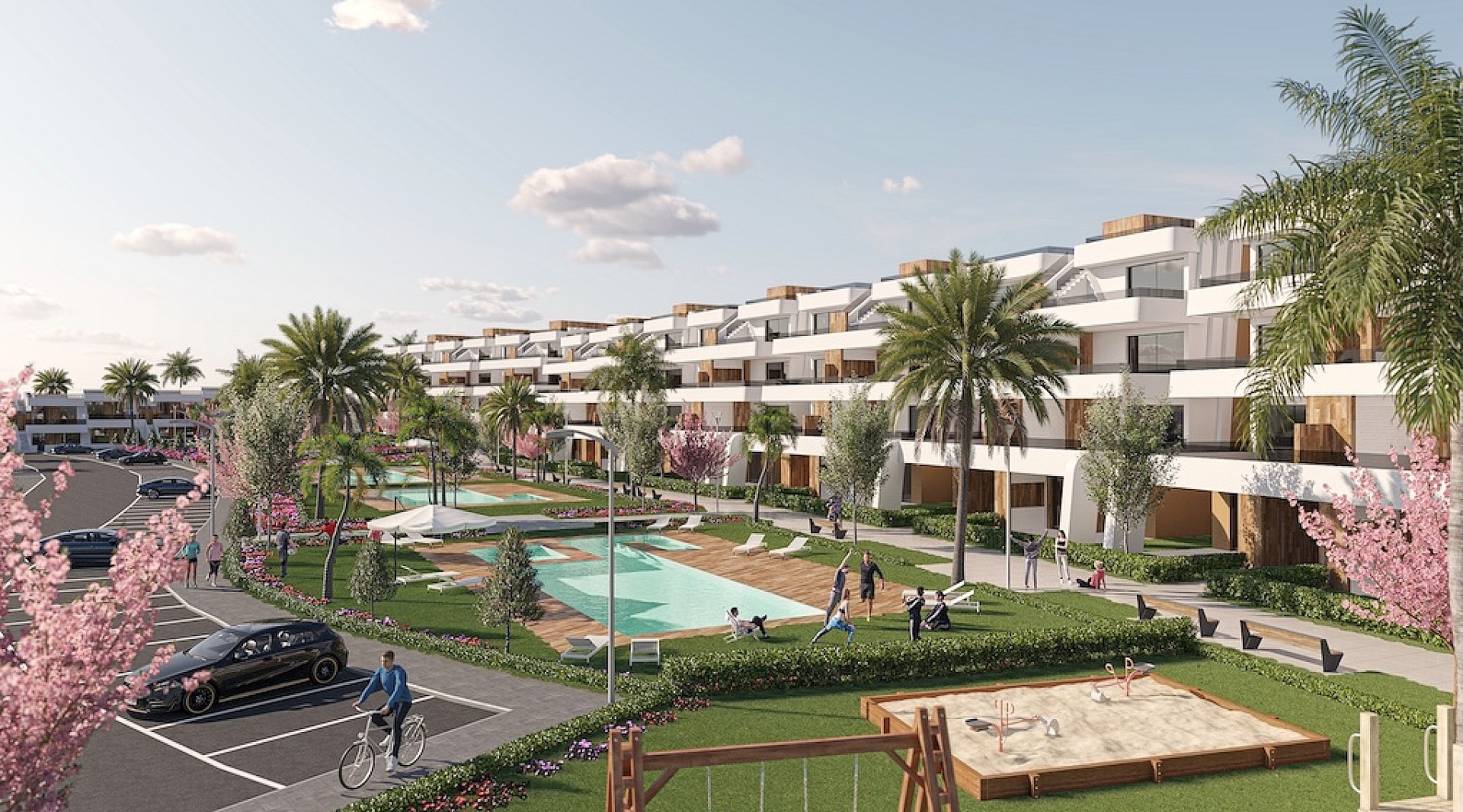 3 bedroom Apartment with garden in Condado de Alhama - New build in Medvilla Spanje