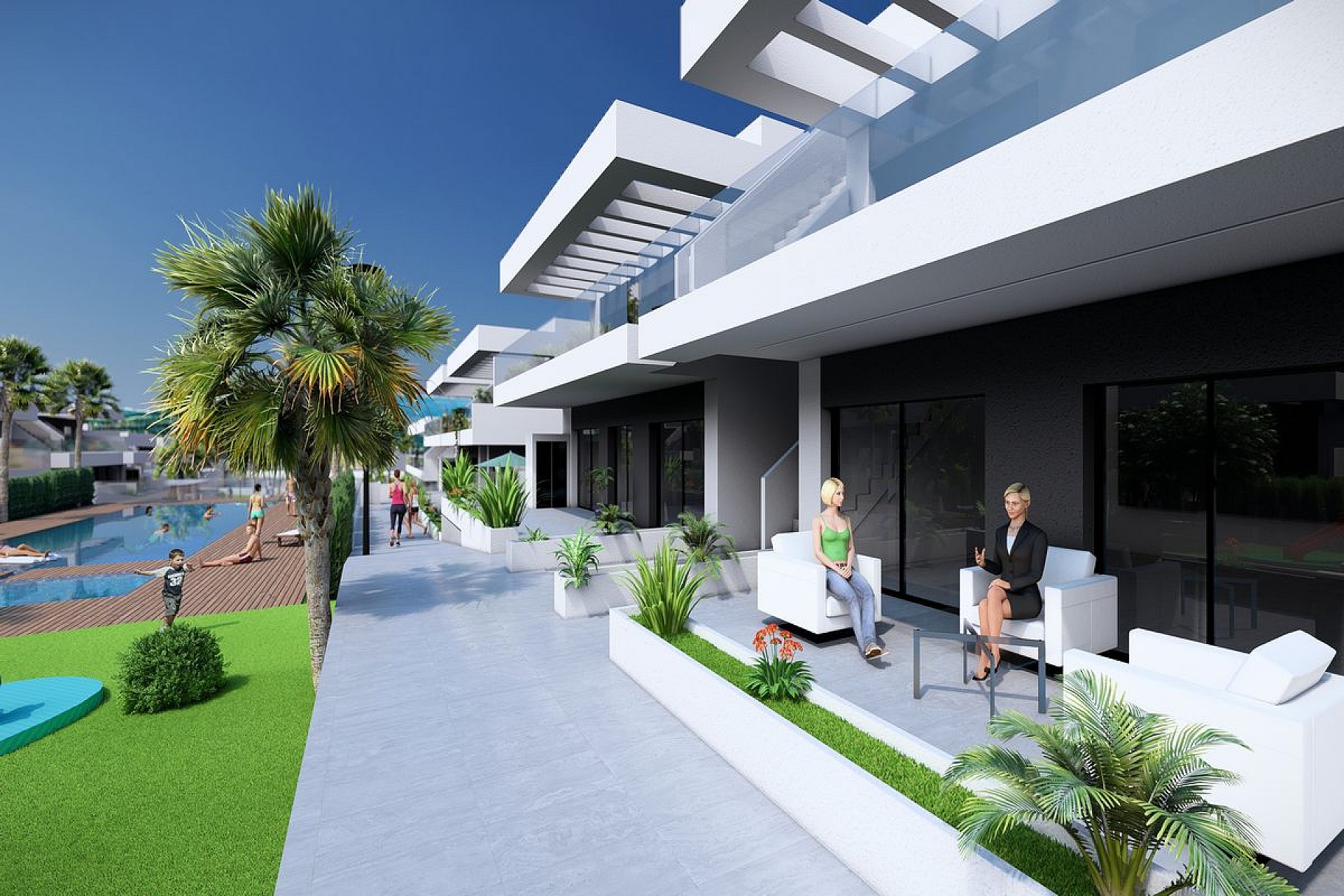 2 bedroom Apartment with garden in La Finca Golf - New build in Medvilla Spanje