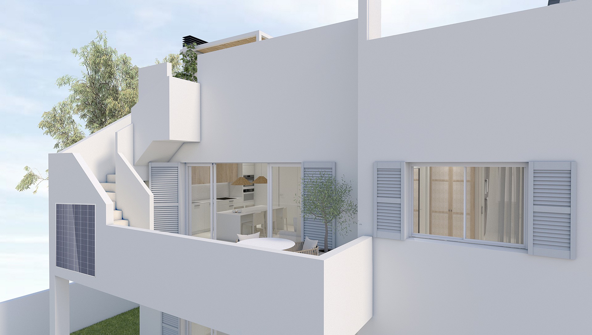 3 bedroom Apartments - solarium in Torre de la Horadada - New build in Medvilla Spanje