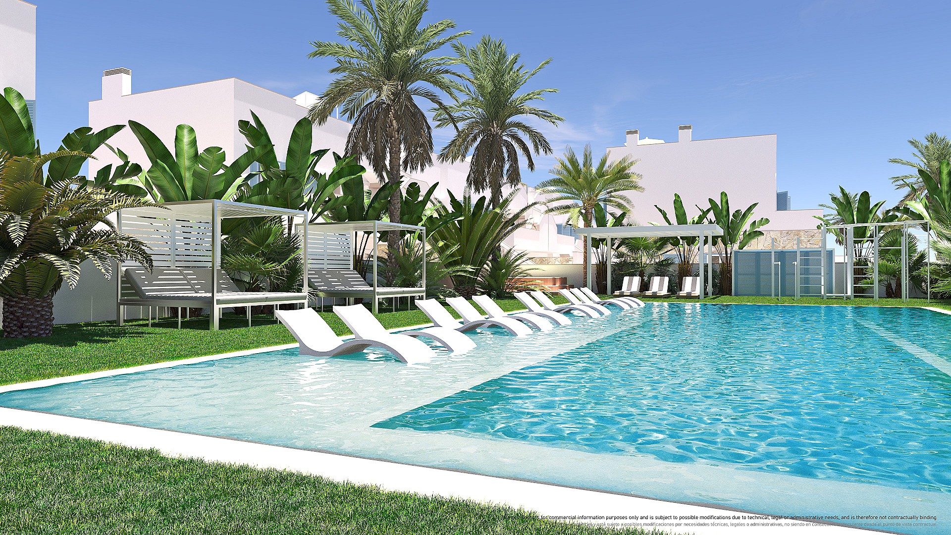 3 bedroom Apartments - solarium in Torre de la Horadada - New build in Medvilla Spanje