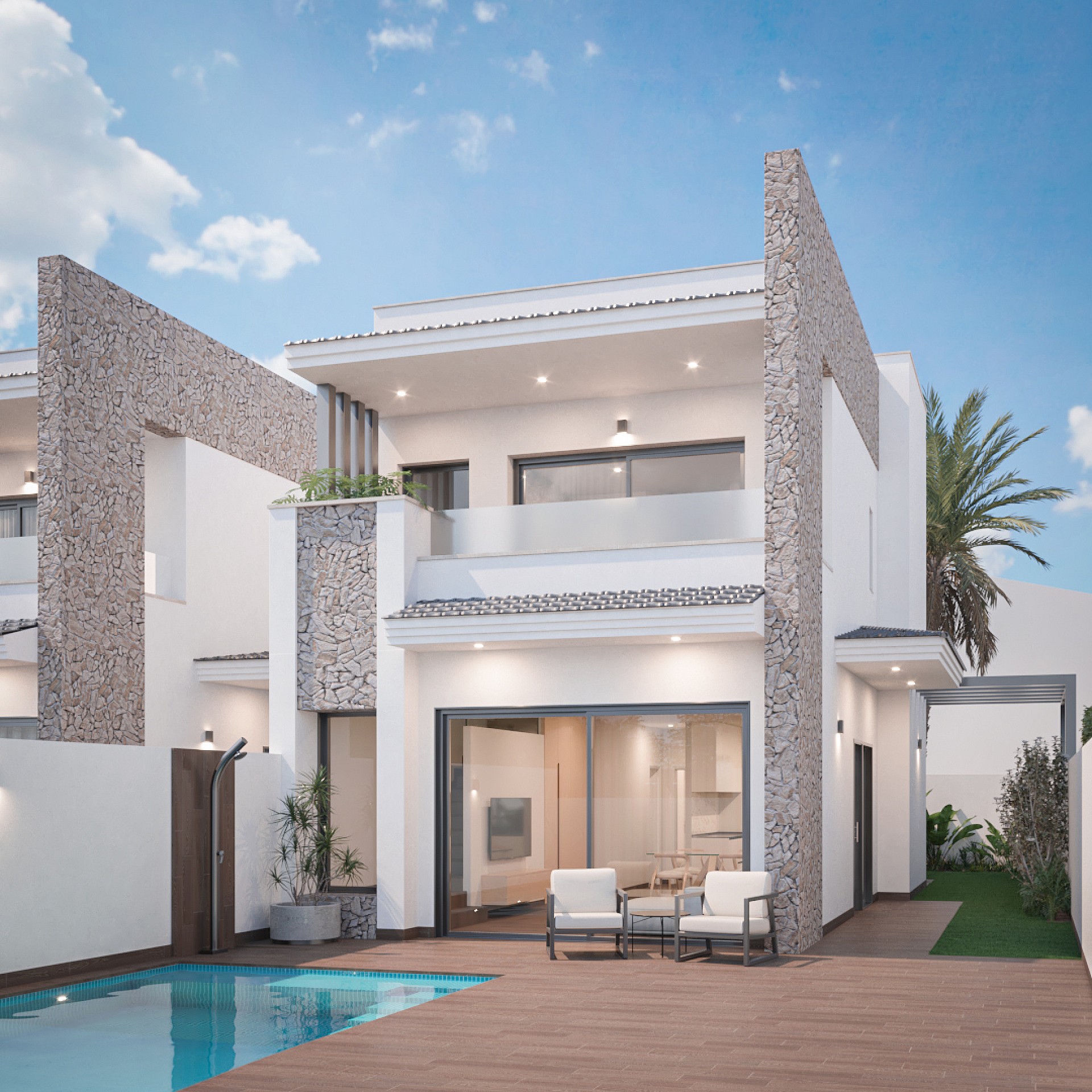 3 bedroom Villa in San Pedro Del Pinatar - New build in Medvilla Spanje