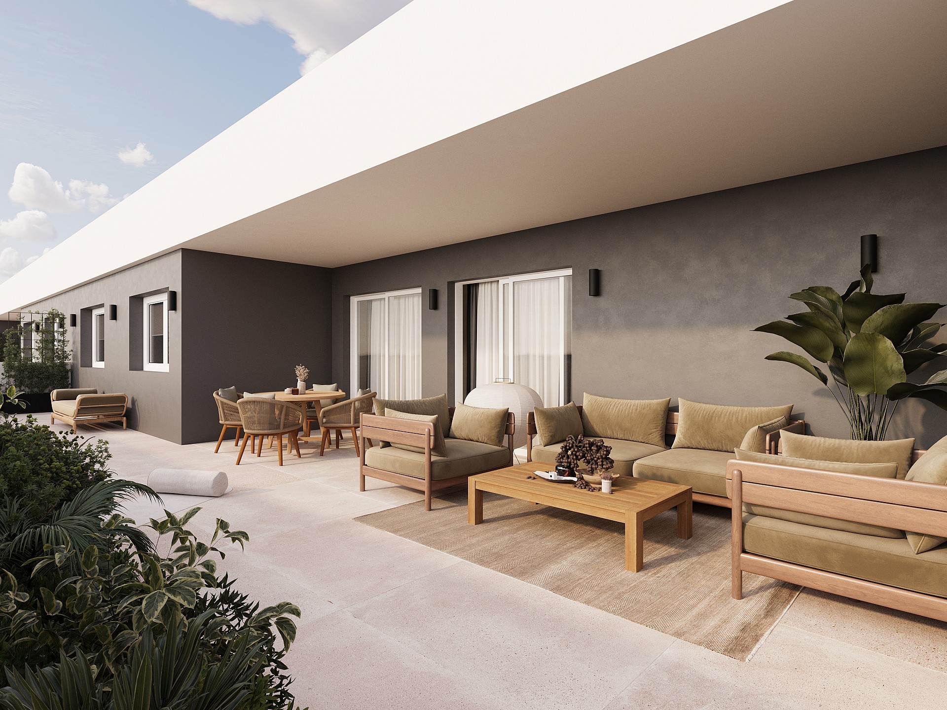 3 bedroom Apartments - solarium in Aguilas - New build in Medvilla Spanje