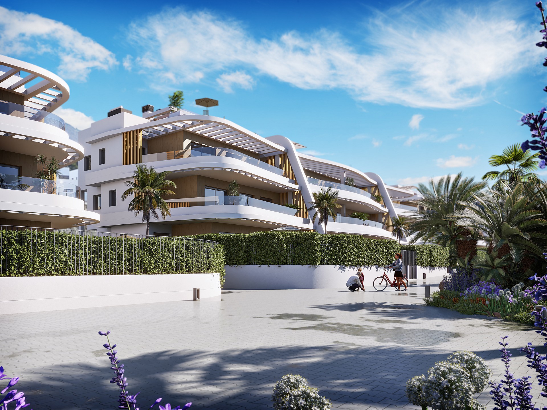 3 bedroom Apartments - solarium in Finestrat - New build in Medvilla Spanje