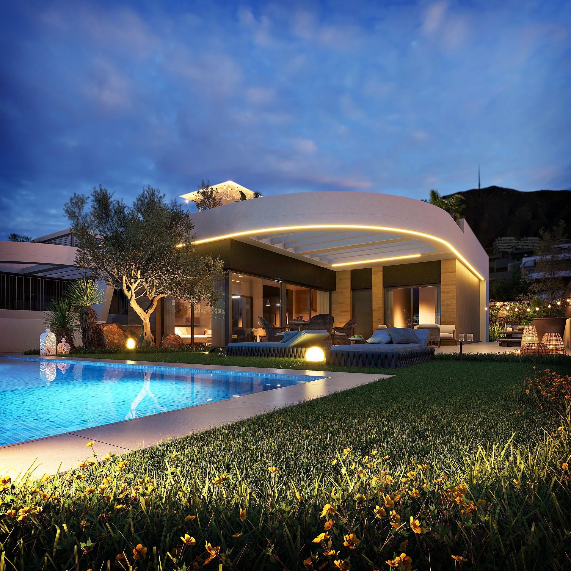 4 bedroom Villa in Finestrat - New build in Medvilla Spanje