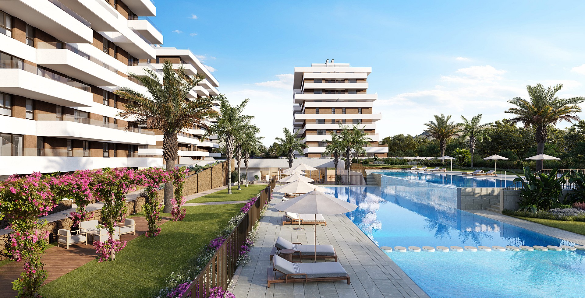 3 bedroom Apartments - solarium in Villajoyosa in Medvilla Spanje