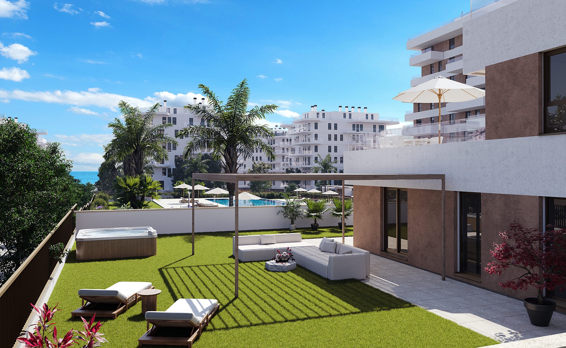 3 bedroom Apartments - solarium in Villajoyosa - New build in Medvilla Spanje