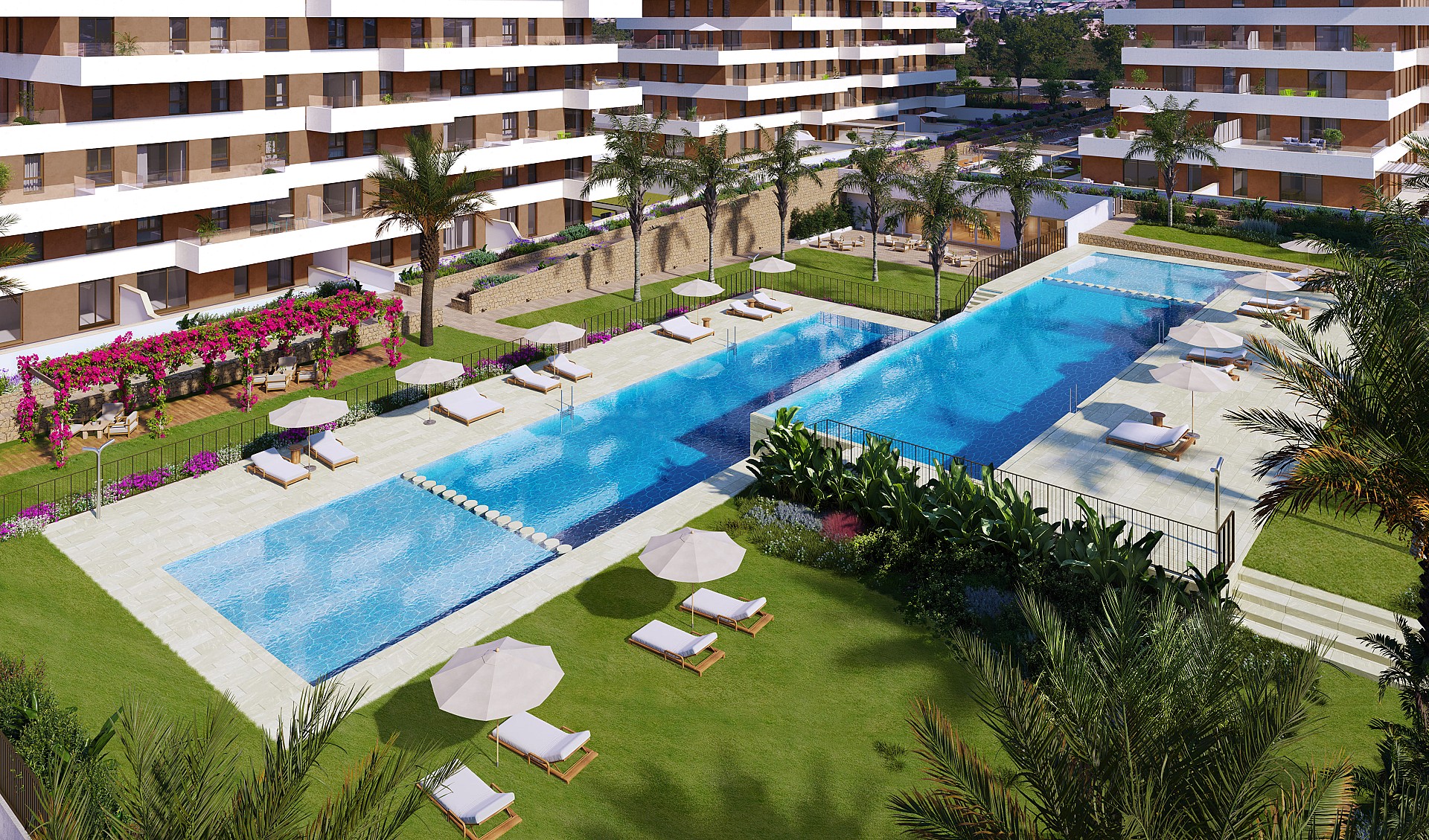 3 bedroom Apartments - solarium in Villajoyosa in Medvilla Spanje