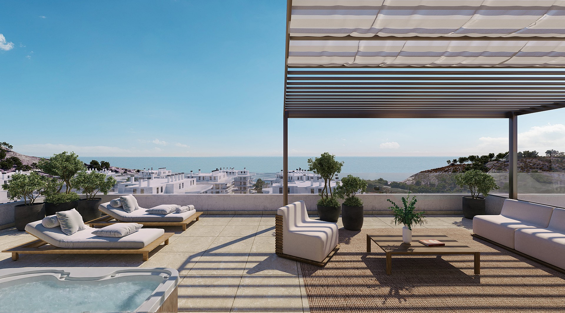 3 bedroom Apartments - solarium in Villajoyosa - New build in Medvilla Spanje