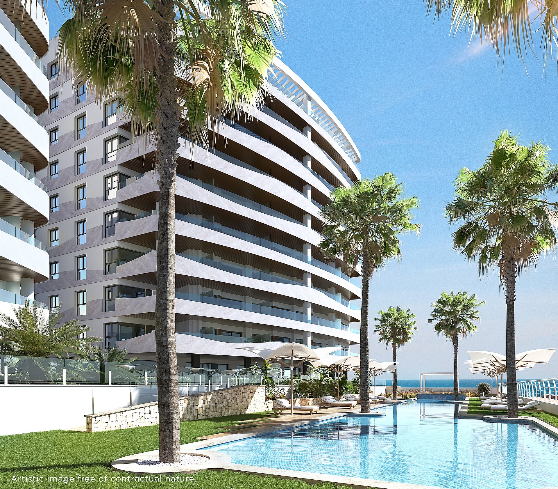 1 bedroom Apartment with terrace in La Manga Del Mar Menor in Medvilla Spanje