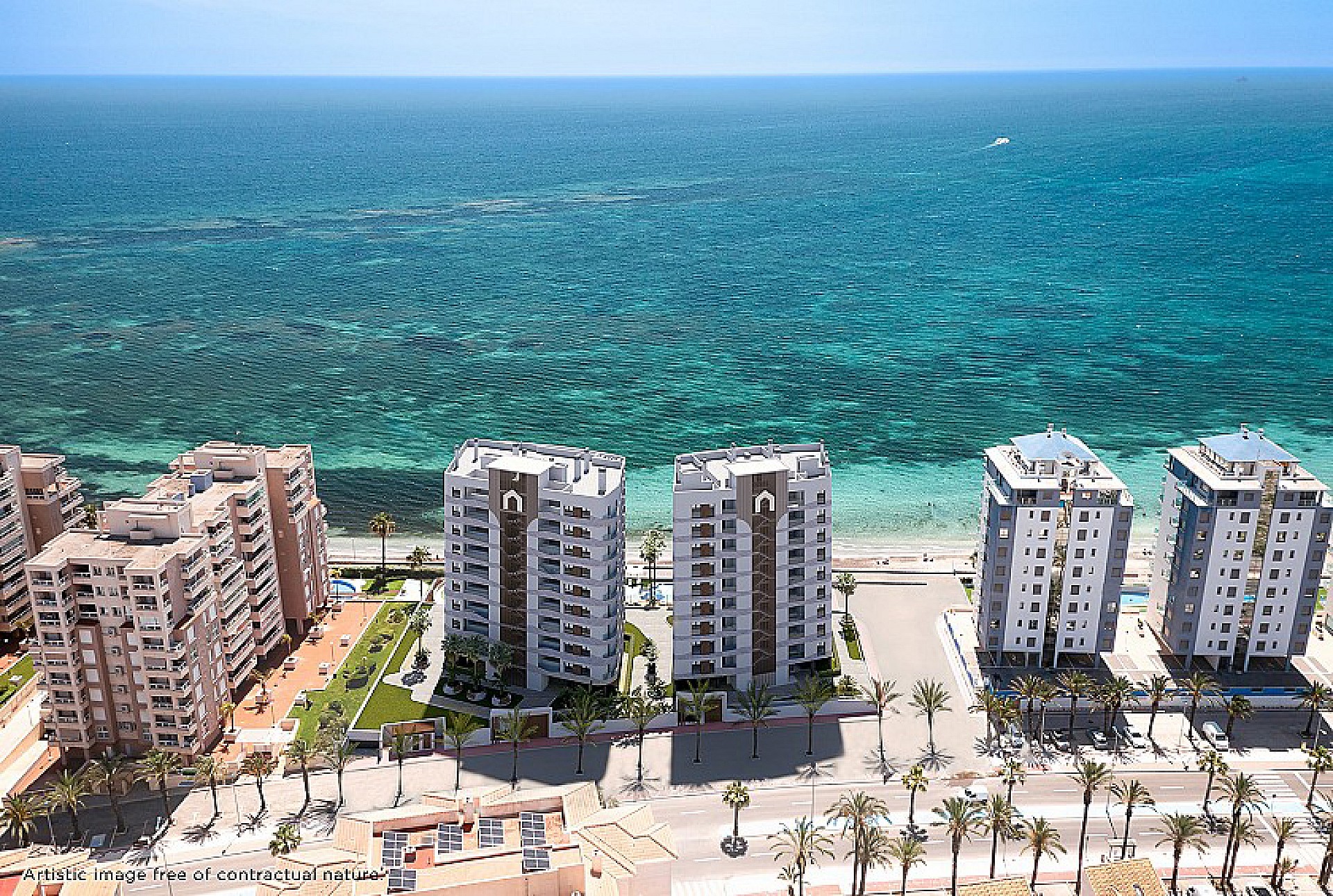 1 bedroom Apartment with terrace in La Manga Del Mar Menor in Medvilla Spanje