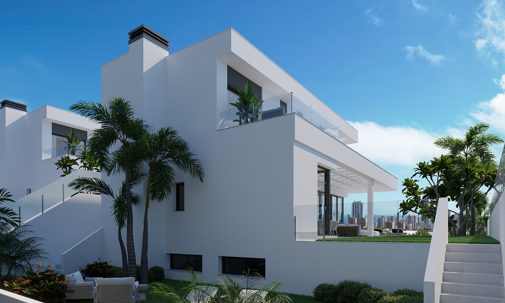 3 bedroom Villa in Finestrat - New build in Medvilla Spanje