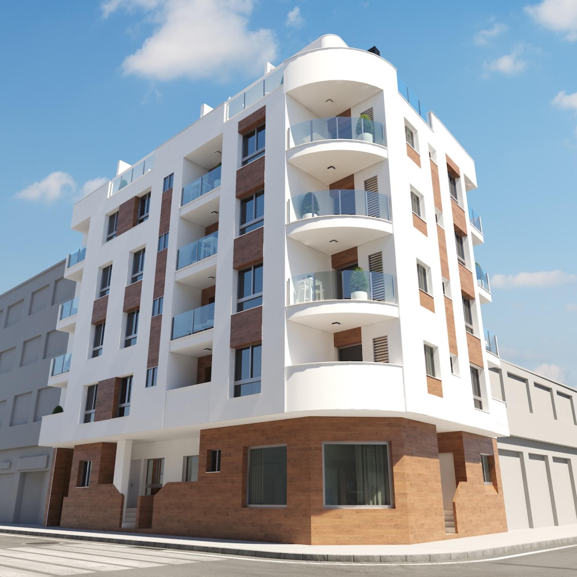 2 bedroom Apartment with terrace in Torrevieja - New build in Medvilla Spanje