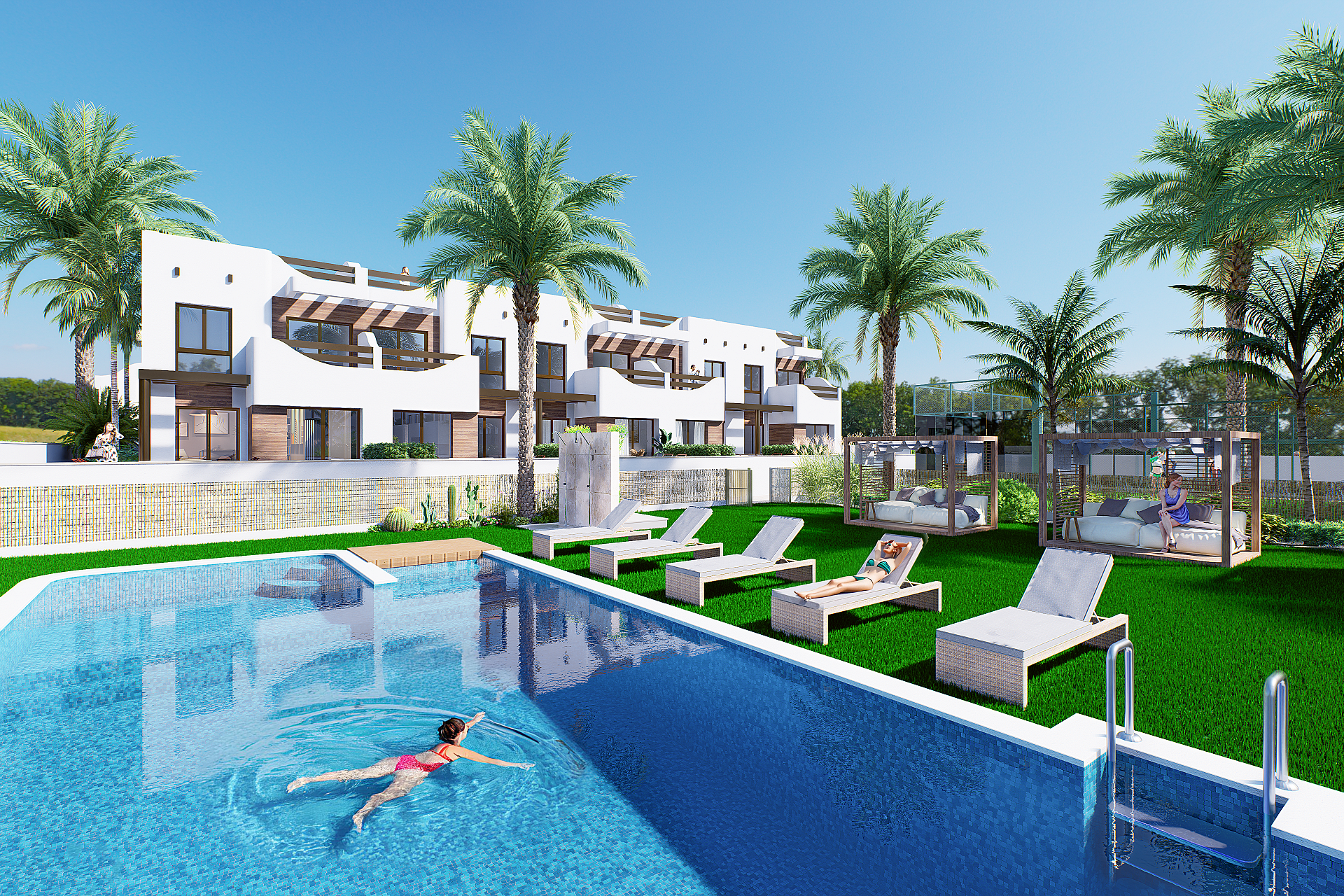 2 bedroom Apartment with garden in Torre de la Horadada - New build in Medvilla Spanje