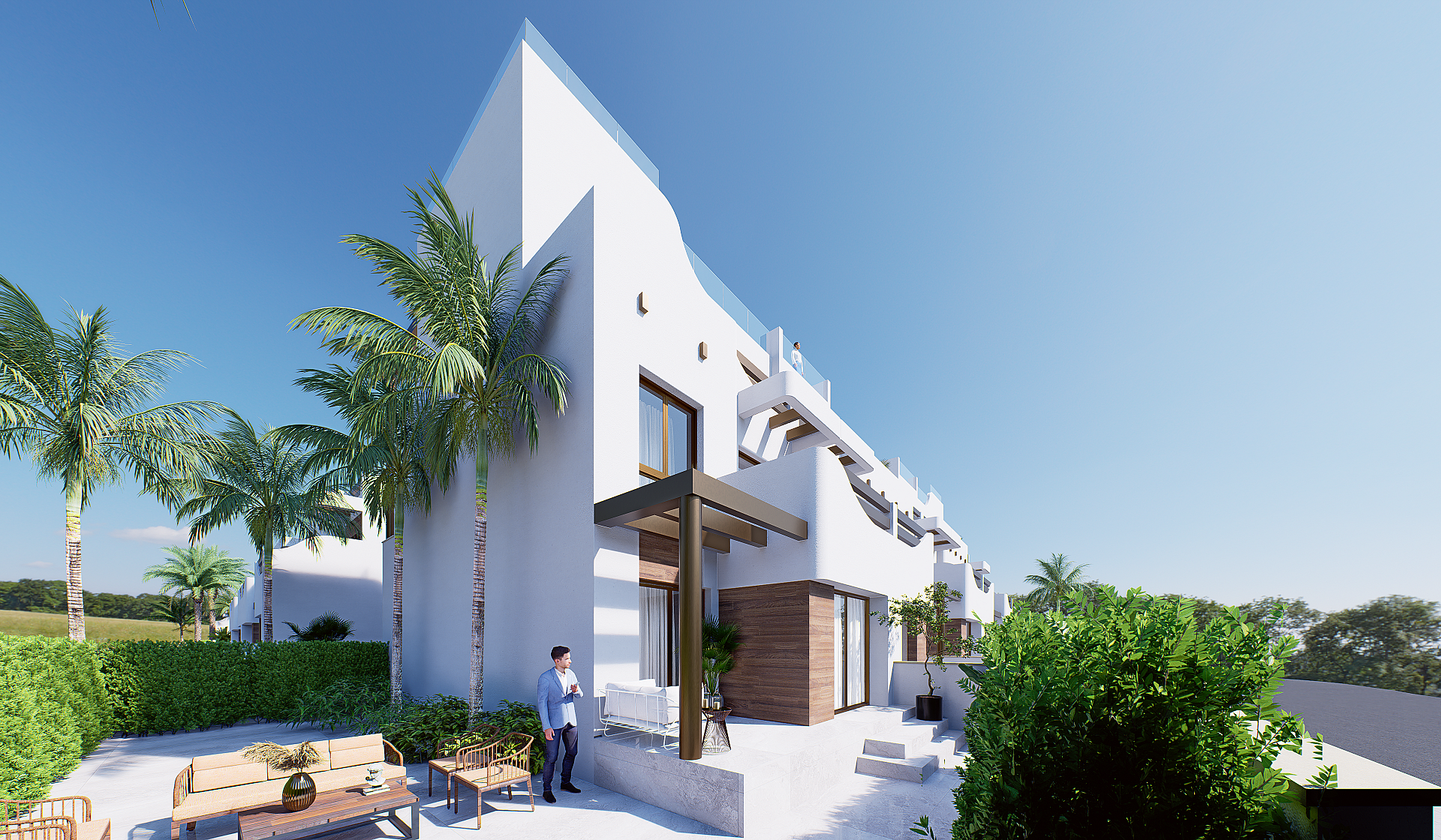 2 bedroom Apartment with garden in Torre de la Horadada - New build in Medvilla Spanje