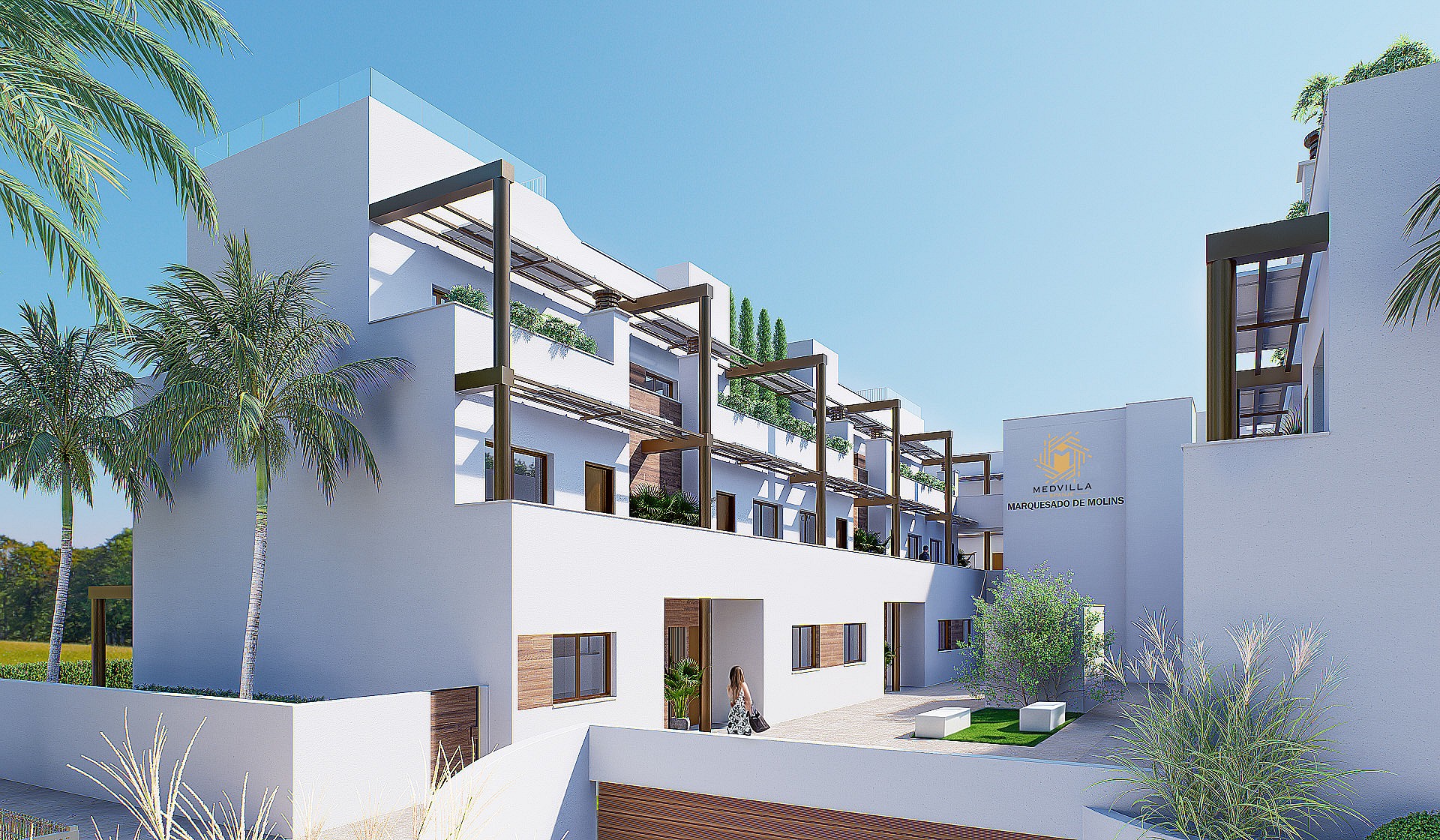 2 bedroom Apartments - solarium in Torre de la Horadada - New build in Medvilla Spanje