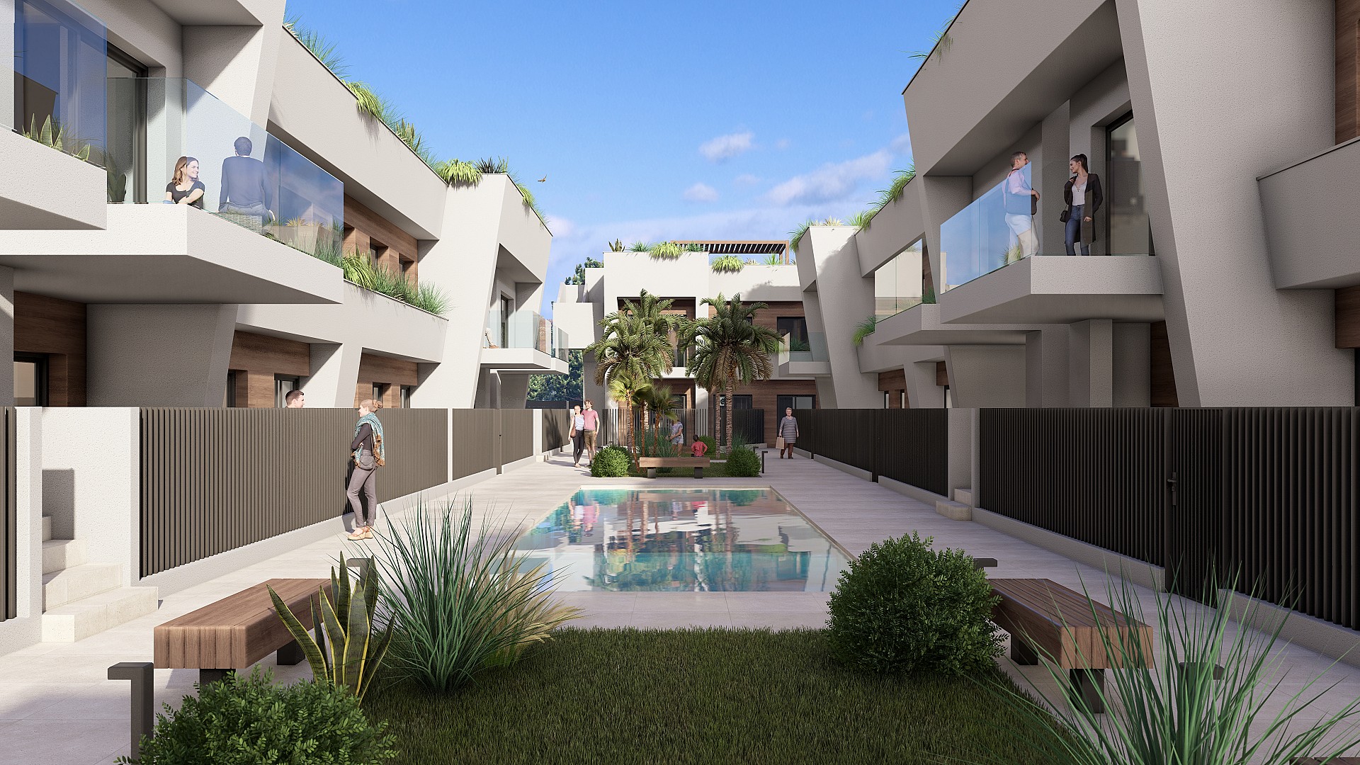 3 bedroom Apartments - solarium in Torre Pacheco - New build in Medvilla Spanje