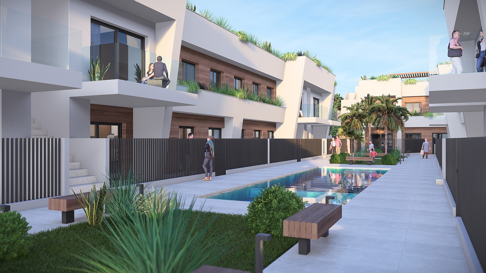 3 bedroom Apartments - solarium in Torre Pacheco - New build in Medvilla Spanje